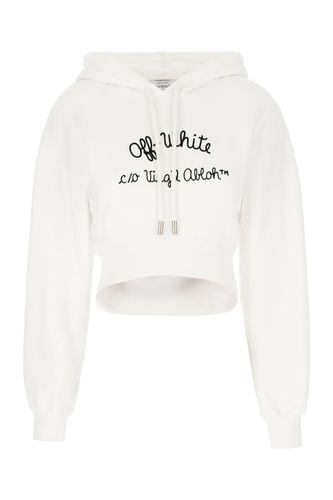 Off-White White Cotton Sweatshirt - Off-White - Modalova