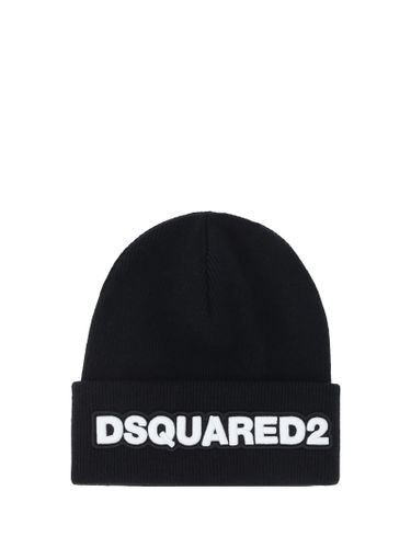 Dsquared2 Beanie With Logo - Dsquared2 - Modalova