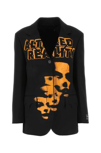 Black Polyester Oversize Blazer - Raf Simons - Modalova