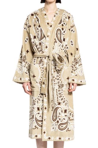 Paisley Printed Belted Bath Robe - The Attico - Modalova