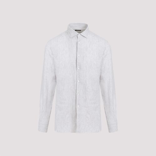 Zegna Oasi Lino Shirt - Zegna - Modalova