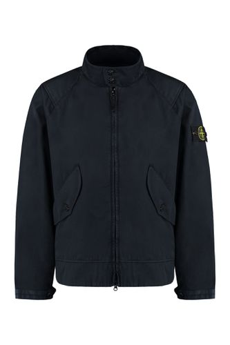 Stone Island Zippered Cotton Jacket - Stone Island - Modalova