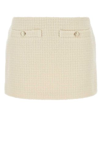 Damier Bouclé Tweed Mini Skirt - Gucci - Modalova