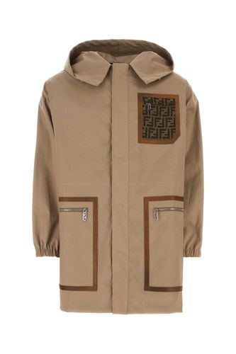 Fendi Cappuccino Cotton Parka - Fendi - Modalova