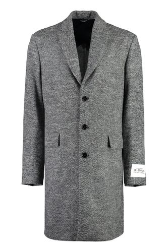 Single-breasted Wool Coat - Dolce & Gabbana - Modalova