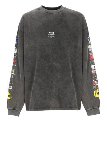 MSGM Sweatshirt With Print - MSGM - Modalova