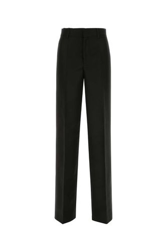 Black Viscose Wide-leg Pant - Philosophy di Lorenzo Serafini - Modalova