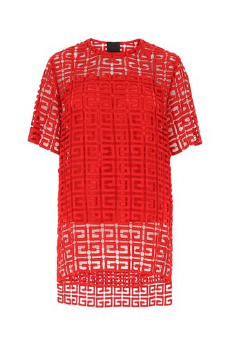 Red Viscose Blend Oversize Top - Givenchy - Modalova