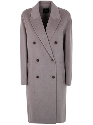 Theory Relaxed Double Breast Coat - Theory - Modalova