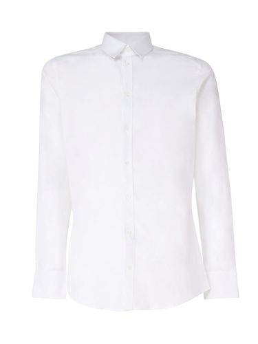 Shirt Made Of Stretch Cotton Poplin - Dolce & Gabbana - Modalova