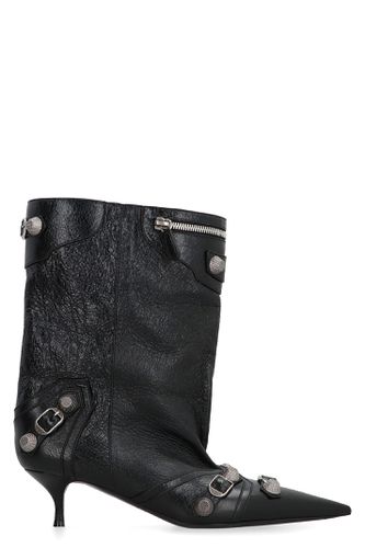 Cagole Leather Ankle Boots - Balenciaga - Modalova