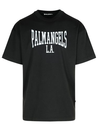 College Cotton T-shirt - Palm Angels - Modalova