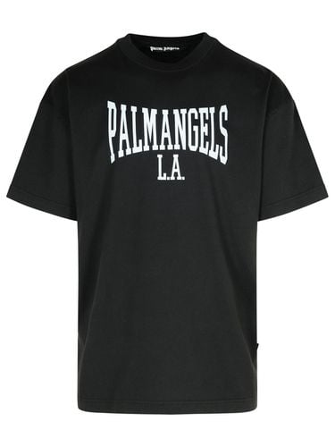 College Cotton T-shirt - Palm Angels - Modalova