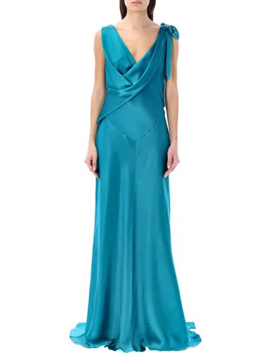 Alberta Ferretti Draped Long Dress - Alberta Ferretti - Modalova