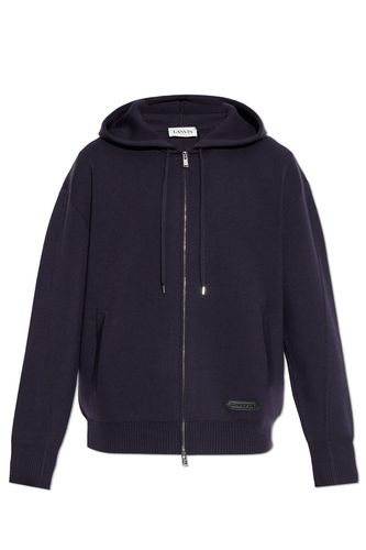 Lanvin Zip-up Drawstring Hoodie - Lanvin - Modalova