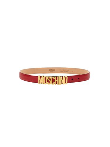 Moschino Belt With Logo - Moschino - Modalova