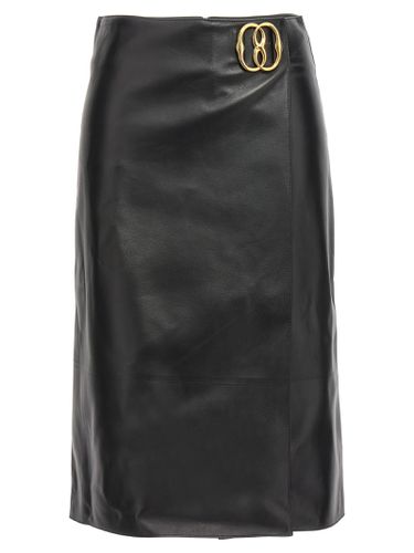 Bally Logo Leather Skirt - Bally - Modalova
