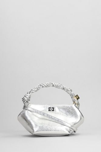 Ganni Hand Bag In Silver Leather - Ganni - Modalova