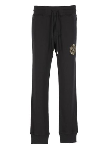 Logo Embroidered Drawstring Waist Track Pants - Versace Jeans Couture - Modalova