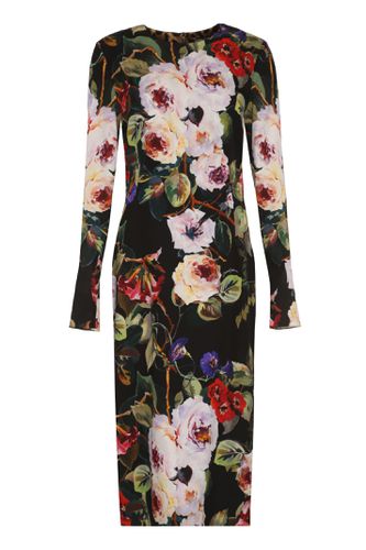 Dolce & Gabbana Printed Silk Dress - Dolce & Gabbana - Modalova