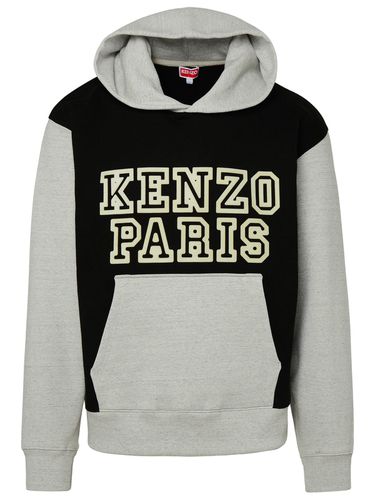 Kenzo Two-tone Cotton Hoodie - Kenzo - Modalova