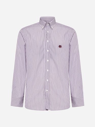 Etro Roma Striped Cotton Shirt - Etro - Modalova