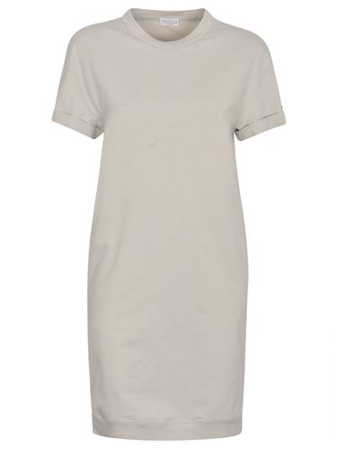 Plain T-shirt Dress - Brunello Cucinelli - Modalova