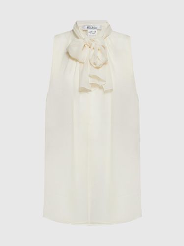 Mela Pussy Bow Neck Silk Blouse - Max Mara - Modalova