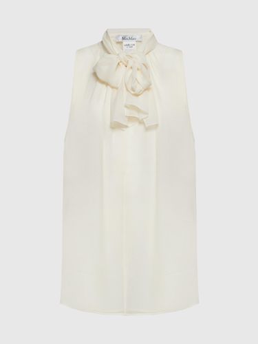 Mela Pussy Bow Neck Silk Blouse - Max Mara - Modalova