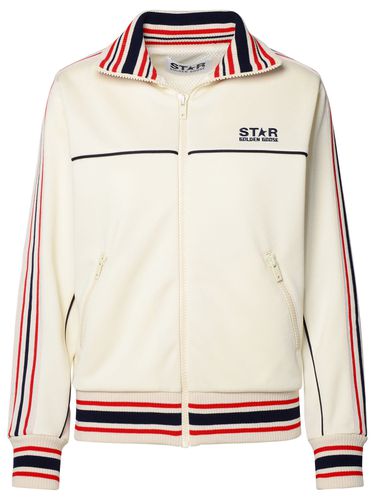 Cream Polyester Sports Sweatshirt - Golden Goose - Modalova