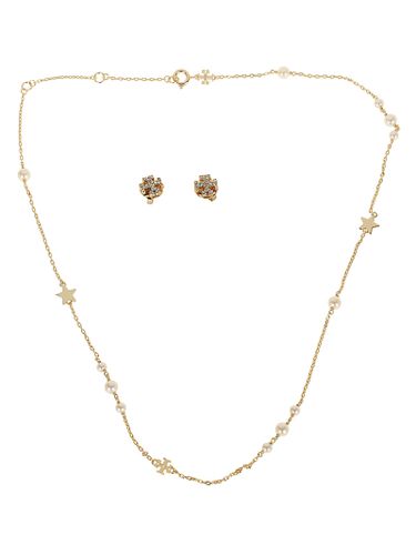 Kira Necklace And Stud Earring Gift Set - Tory Burch - Modalova