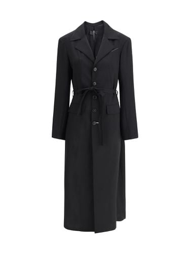 MM6 Maison Margiela Wool Trenchcoat - MM6 Maison Margiela - Modalova