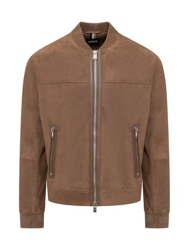 Hugo Boss Lambskin Leather Jacket - Hugo Boss - Modalova