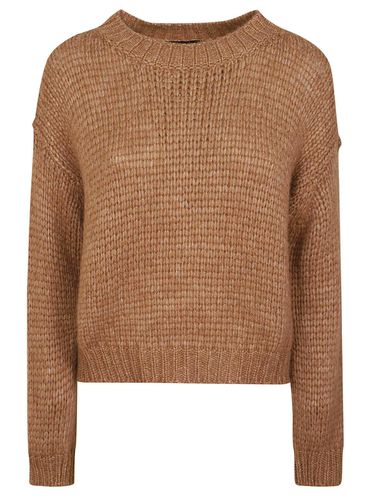 Crewneck Knit Sweater - Roberto Collina - Modalova