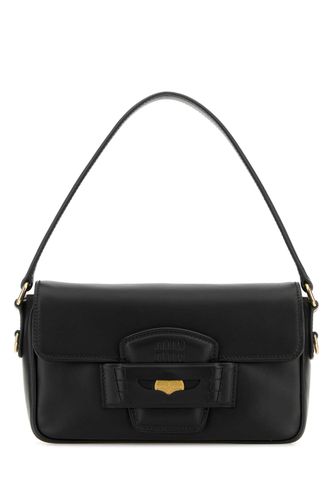 Miu Miu Black Leather Handbag - Miu Miu - Modalova