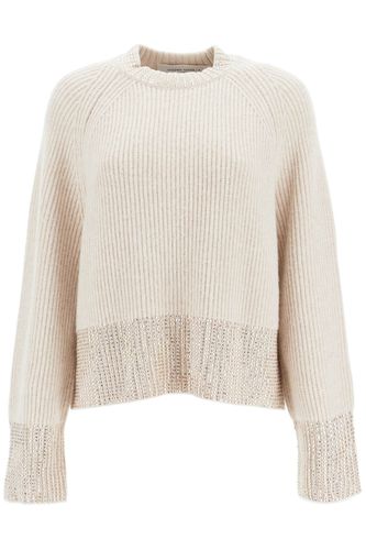 Boxy Sweater With Crystals - Golden Goose - Modalova