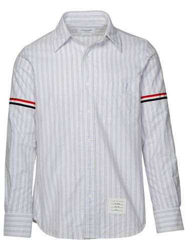 Thom Browne Two-tone Cotton Shirt - Thom Browne - Modalova