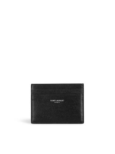 Card-holder In Calfskin - Saint Laurent - Modalova