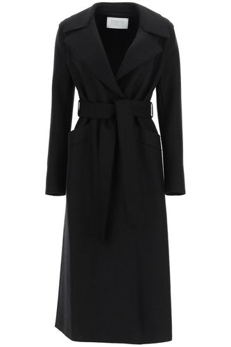 Long Pressed Wool Coat - Harris Wharf London - Modalova