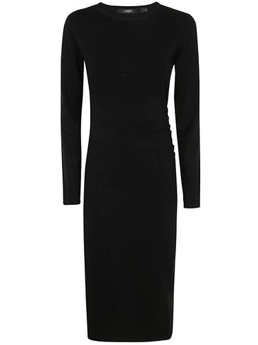 Midi Dress With Curl On Side - Seventy - Modalova