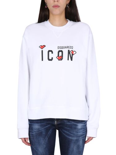 Icon Game Lover Sweatshirt - Dsquared2 - Modalova