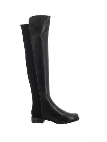 S3999 Black Leather 5050 Boots - Stuart Weitzman - Modalova