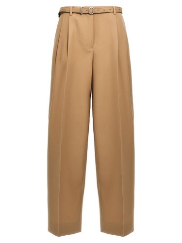 Jil Sander Gabardine Belt Pants - Jil Sander - Modalova