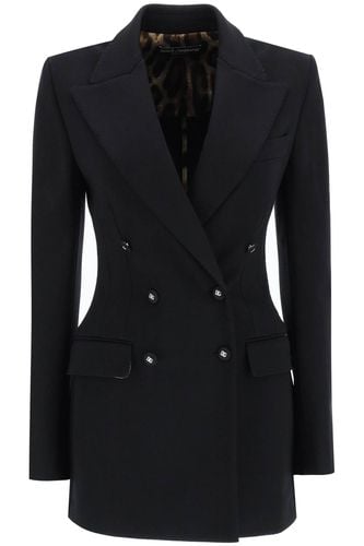 Double-breasted Milano Rib Jacket - Dolce & Gabbana - Modalova