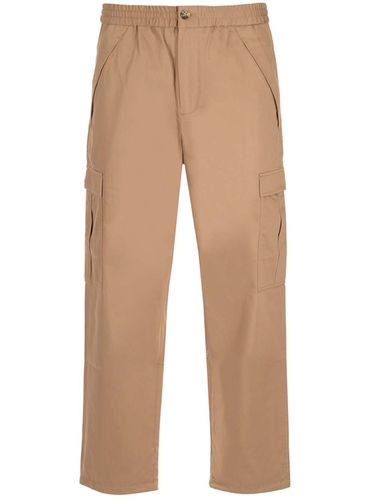 Camel Cotton Cargo Trousers - Burberry - Modalova