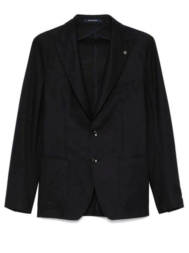 Navy Virgin Wool Blend Blazer - Tagliatore - Modalova