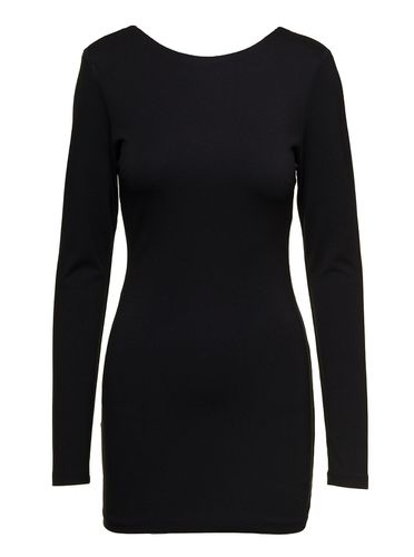 Mini Fitted Dress With Cut-out Details On The Back In Viscose Woman Rotate - Rotate by Birger Christensen - Modalova