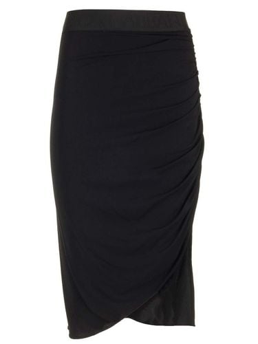 Drape Detailed Asymmetrical Jersey Skirt - Dolce & Gabbana - Modalova