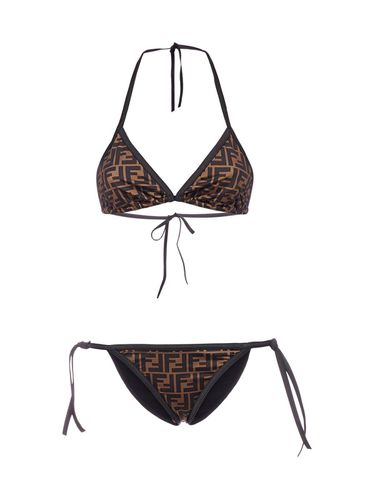 Monogram Printed Two-piece Bikini Set - Fendi - Modalova