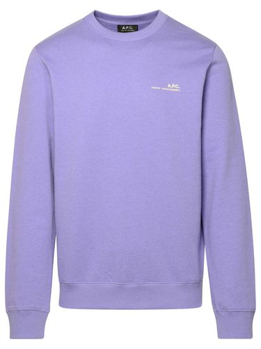 A. P.C. Lilac Cotton Sweatshirt - A.P.C. - Modalova